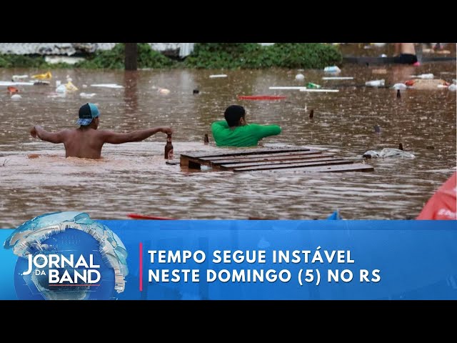 ⁣Tempo segue instável no Rio Grande do Sul neste domingo (5)
