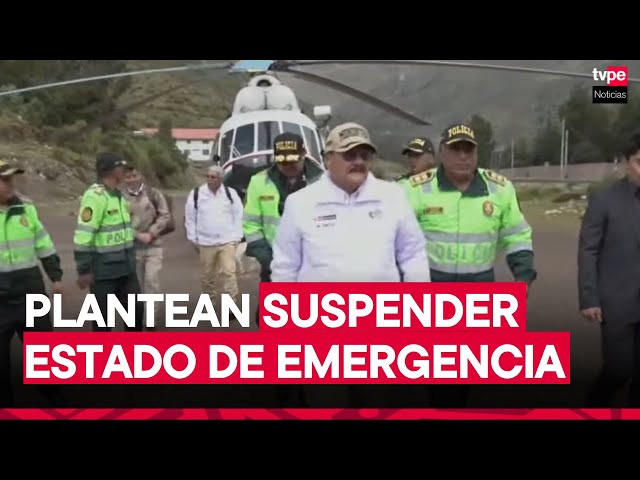 ⁣Evalúan suspender estado de emergencia en Trujillo y Arequipa