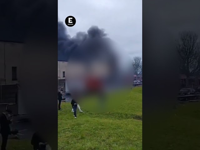 ⁣Incendio de un hospital en las islas Azores