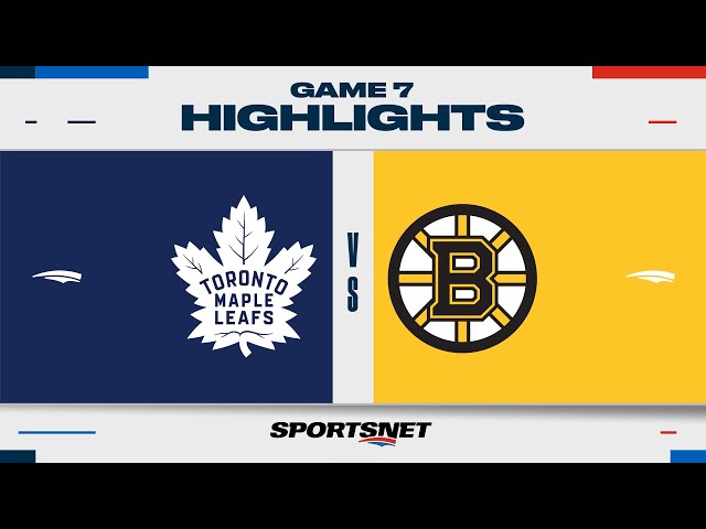 ⁣NHL Game 7 Highlights | Maple Leafs vs. Bruins - May 4, 2024