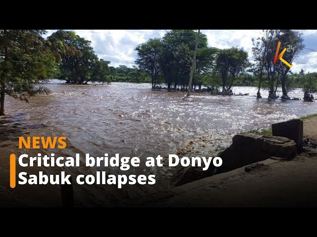 ⁣Bridge linking Kiambu and Machakos collapses, Gov urged to intervene