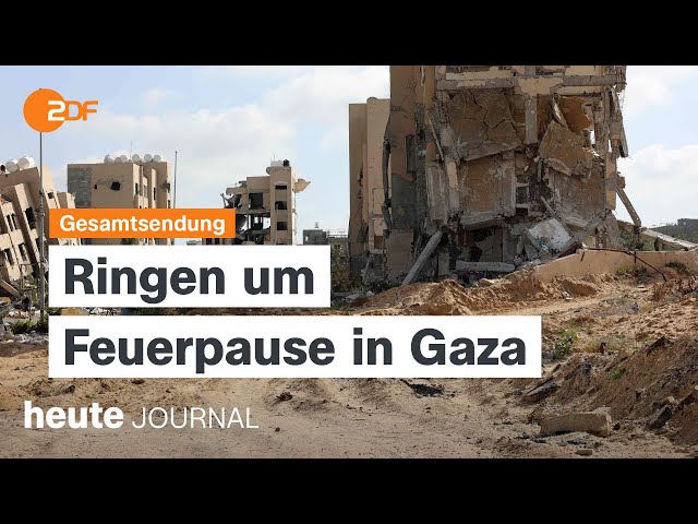 ⁣heute journal vom 04.05.2024 Gespräche über Gaza-Feuerpause, Angriffe im Wahlkampf, Baerbock-Reise