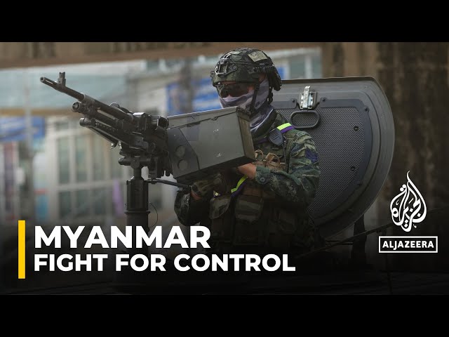 ⁣Fighting intensifies as Myanmar military clashes with ethnic armed groups across the country