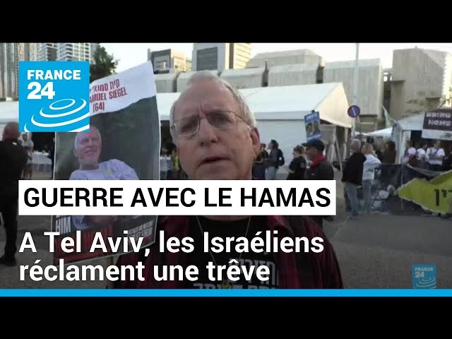 ⁣Israël : des milliers de personnes se sont rassemblées à Tel Aviv pour réclamer une trêve