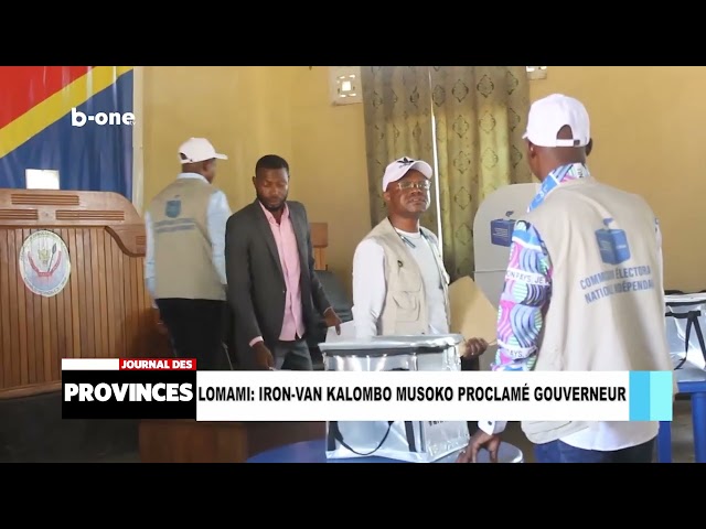 ⁣LOMAMI : Iron Van KALOMBO MUSOKO proclamé gouverneur