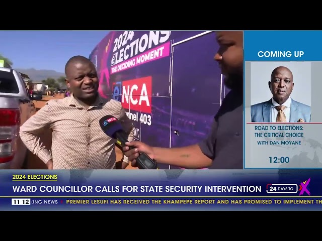 ⁣2024 Elections | Ward councillor calls for state security intervention