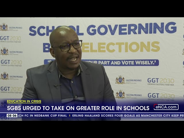 ⁣SGBs urged to take on greater role in schools