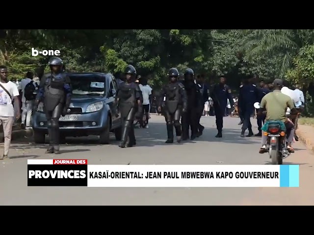 ⁣Kasaï - oriental : Jean Paul MBWEBWA KAPO gouverneur