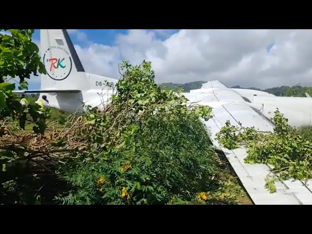 ⁣Un avion de la compagnie R’Komor s’est écrasé à Mohéli