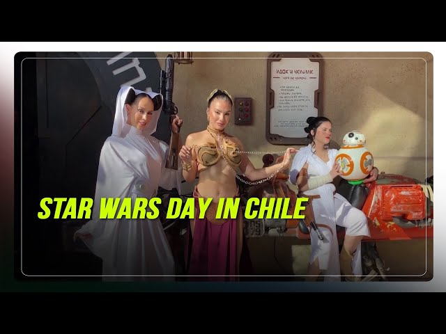 ⁣Chileans unite to celebrate Star Wars Day in style