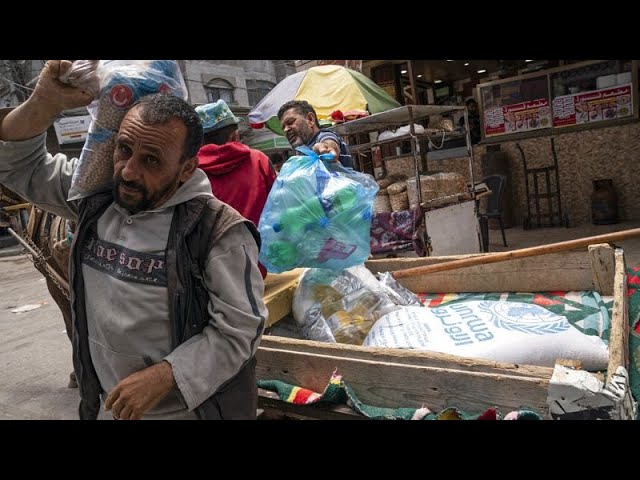 ⁣Gran hambruna en el norte de Gaza, a la espera del resultado de las conversaciones en El Cairo