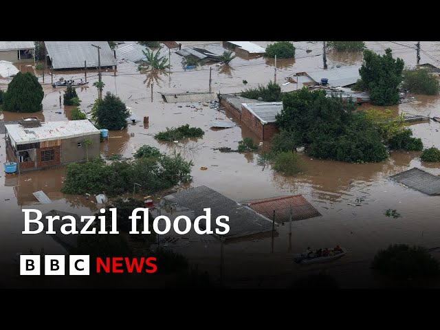 ⁣Brazil landslides and massive flooding kills dozens | BBC News