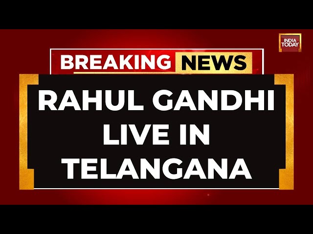 ⁣Rahul Gandhi LIVE: Rahul Gandhi's Mega Address In Telangana LIVE | Congress LIVE | India Today 