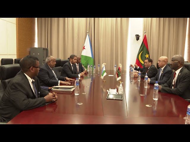 ⁣OCI/BANJUL : Le Président de la République rencontre son homologue Mauritanie