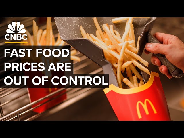 ⁣Why Fast Food Has Gotten So Expensive