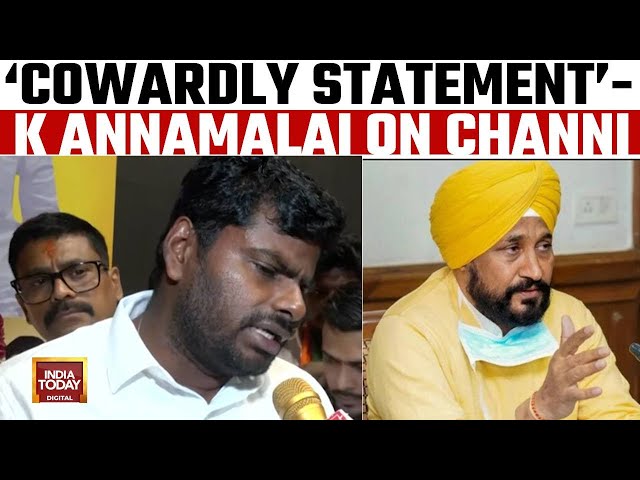 ⁣Tamil Nadu BJP Unit Chief K Annamali On Former Punjab CM Channi Statement | Lok Sabha Election 2024