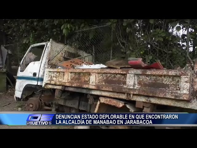 ⁣Denuncian estado deplorable en que encontraron la Alcaldía de Manabao en Jarabacoa | Objetivo 5