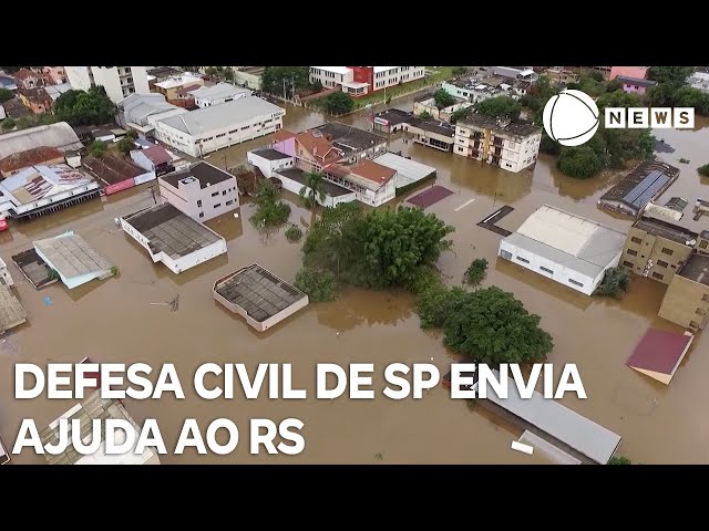 ⁣Defesa Civil de São Paulo lança campanha pra ajudar o Sul do país