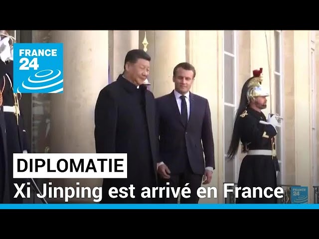 ⁣Le président chinois Xi Jinping est arrivé en France pour une visite officielle • FRANCE 24