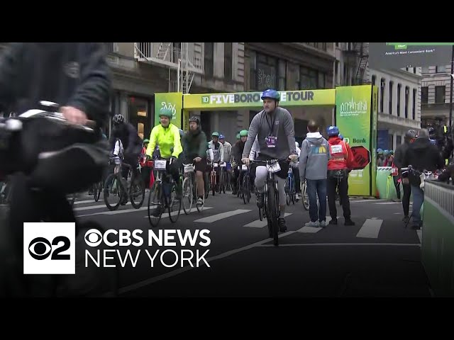 Five Boro Bike Tour rides through NYC today. What to know about getting around.