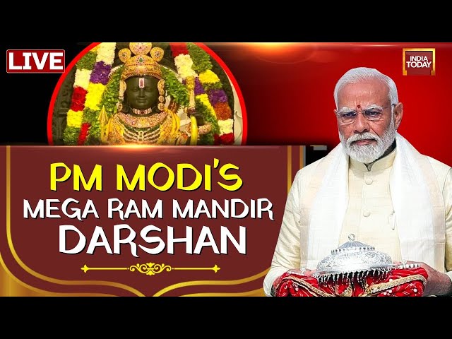 ⁣PM Modi LIVE: PM Modi In Ayodhya's Ram Mandir LIVE | PM Modi Offers Prayers To Ram Lalla LIVE