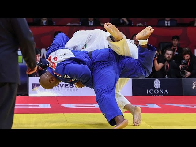 ⁣Grand Chelem de Judo de Douchanbé : la France et l'Italie en haut des podiums des poids lourds