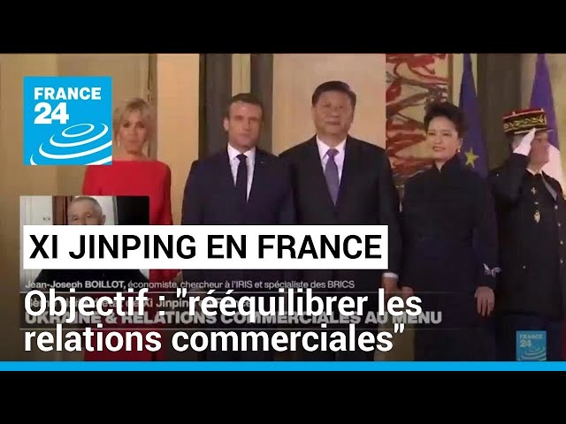 ⁣Les enjeux commerciaux au coeur de la visite de Xi Jinping à Paris • FRANCE 24