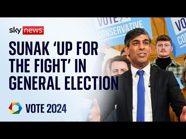 ⁣Rishi Sunak 'up for the fight' of a general election despite local results