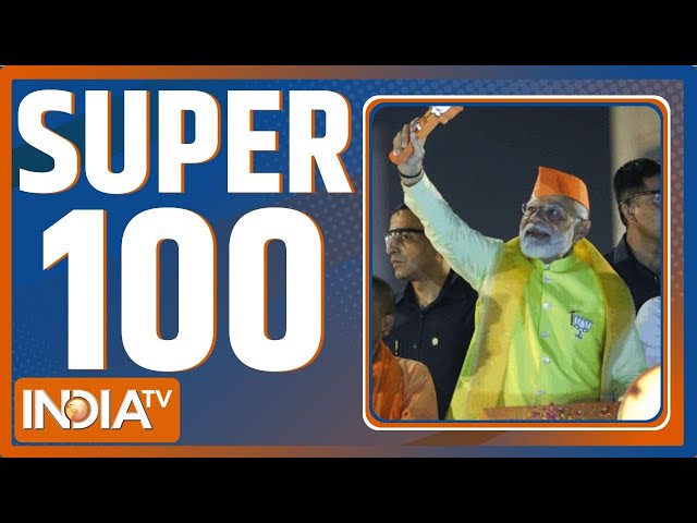 ⁣Super 100: PM Modi Ayodhya | PM Modi Road Show | Radhika Khera | Shivpal Yadav On BJP | Super 100