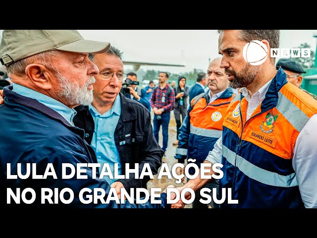 ⁣Presidente Lula detalha ações no Rio Grande do Sul
