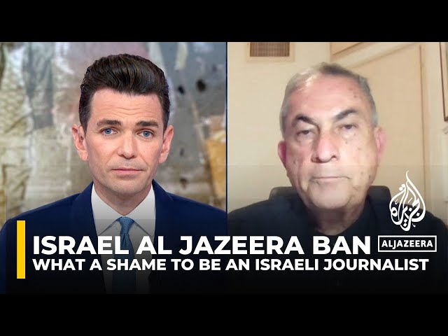 ⁣Haaretz columnist Gideon Levy condemns Al Jazeera shutdown in Israel