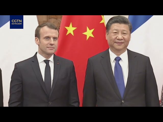 ⁣Дружеские встречи Си Цзиньпина и Эммануэля Макрона