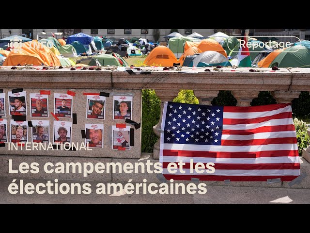 ⁣Les potentiels impacts des campements propalestiniens sur les élections américaines