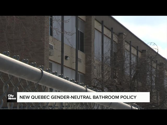 ⁣Quebec's ban on gender-neutral bathrooms in schools comes into effect