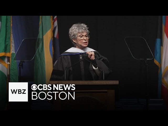 ⁣Rita Moreno gives commencement address at New England Institute of Technology