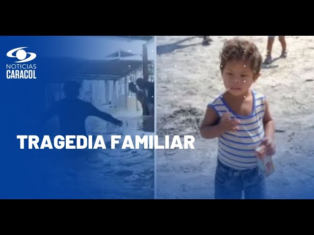 ⁣Niño de 4 años muere tras ser arrastrado por una corriente en Bolívar