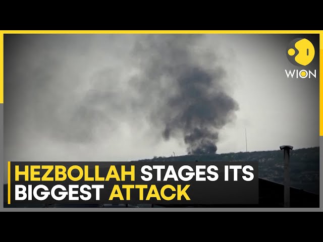 ⁣Hezbollah fires over 60 rockets at Northern Israel | Rockets made direct hits to houses | WION