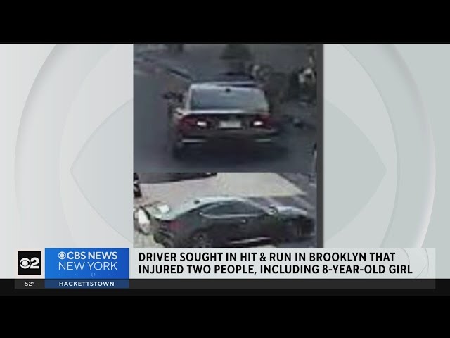 ⁣Driver struck woman & girl at Brooklyn intersection then took off, NYPD says
