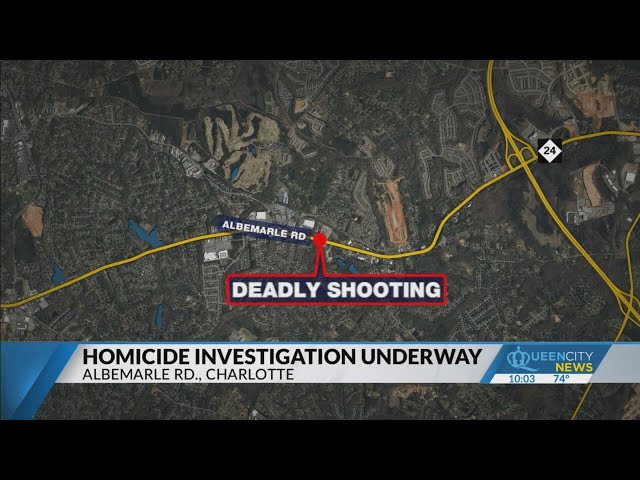 ⁣One person dies in east Charlotte shooting: CMPD