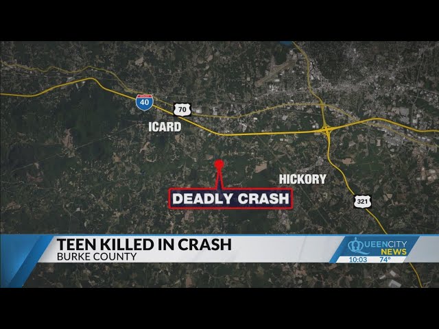 ⁣Burke County teen killed dad injured in crash: NCSHP