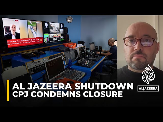 ⁣Committee to Protect Journalists condemns Israel’s decision to shut Al Jazeera