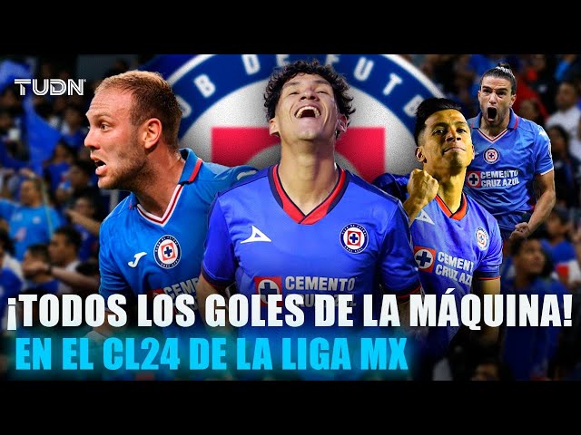 ⁣¡LA MÁQUINA DE ANSELMI!  Todos los goles de Cruz Azul en el Clausura 2024