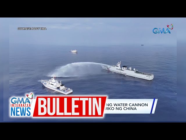 ⁣PBBM, iginiit na hindi gagamit ng water cannon ang Pilipinas... | GMA Integrated News Bulletin