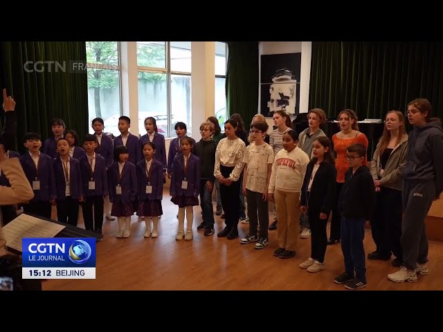 ⁣Première rencontre des chœurs d'enfants chinois et français