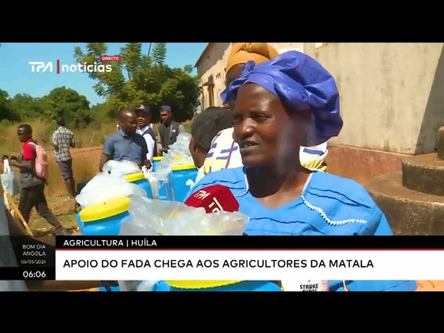 ⁣Agricultura/Huíla - Apoio do FADA chega aos agricultores da Matala
