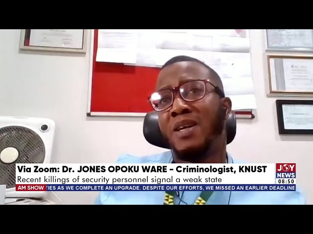 ⁣Security Personnel Killings: Kasoa is a time bomb waiting to explode - Dr Jones Opoku Ware | AM Show