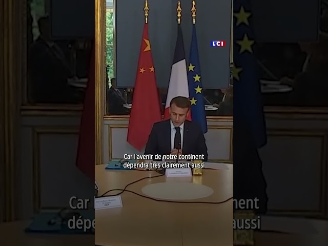 ⁣Emmanuel Macron à Xi Jinping : "Nous sommes à un tournant de notre histoire"