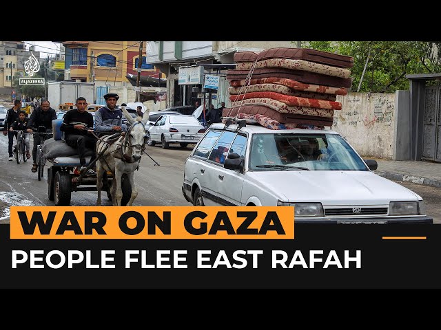 ⁣Israel orders Rafah evacuation after night of intense bombardment | Al Jazeera Newsfeed