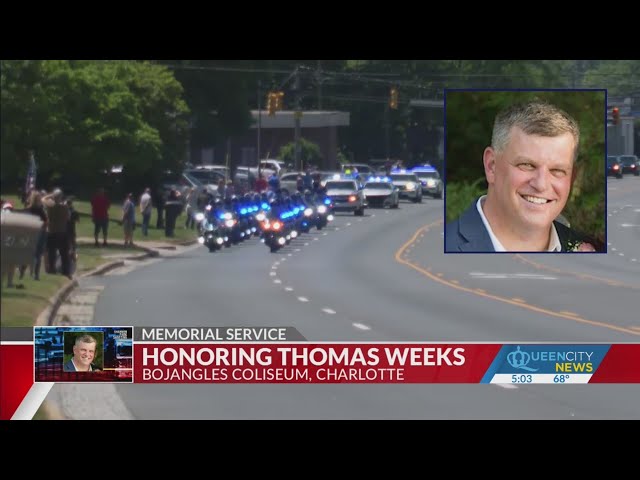 ⁣Deputy US Marshal Weeks memorial service Monday