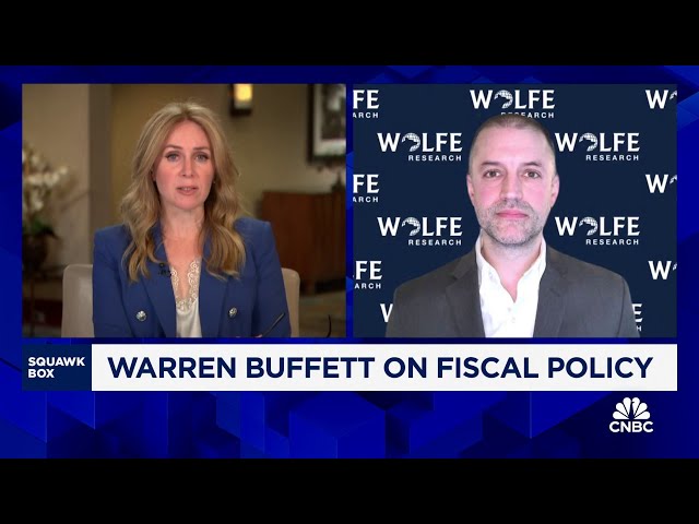 ⁣Taxes will have to go up eventually to tackle the deficit, says Wolfe Research's Tobin Marcus